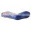 New fashion cloth printing wedge heel rain boots for women