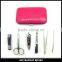 Best Selling stainless Steel 6PCS Manicure set in PVC case