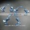 Transparent and blue dental teeth whitening cheek retractor