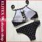 Wholesale Bohemia Black Sexy Hot Ladies Latest Bikinis Woman Swimwear 2017