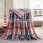 Good hand feel 300GSM lattice printing flannel blanket