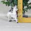 realistic toy lifelike toy white horse ornament
