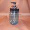 Vintage Mason Jar Soap Dispenser With Antiqued Black Lid & Pump