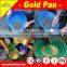 Alluvial wooden gold panning pans