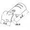 Hot sales pipe clamp/pipe joint/pipe fitting for pipe&joint system