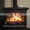 2015 hot sell antique indoor wood burning cast iron stove