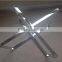 Top Quality Furniture Parts Stainless Steel Chrome Finished Metal Table Base FF-069