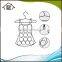 NBRSC Reliable Company Dress Shaped Metal Scarf Hanger for Closet Space