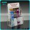 Acrylic box,small simple tabletop clear acrylic brochure holder box