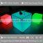 Low price led cube stools with color changing