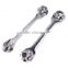 Hot Sale 8 in 1 Portable Dog Bone Wrench Shape Bicycle Repair Tool Hexagon Socket Wrench