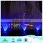 Music Water Fountain in a lake, City Park of Wenzhou
