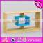 Best design combination colorful bedroom furniture wooden kids storage shelves W08C198
