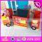 2015 Multifuction Kids Study Table With Chair,Funny children writing table chairs,Car design cute wooden table and chair WO8G143