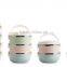 3 compartment stainless steel food container for food with three compartmentsi