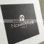 2 pieces necklace ring printing customized logo hot stamping jewelry boxes packaging