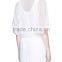 korea style fashion design lady custom bell sleeve mesh knit sweater