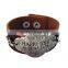 Fashion Words Leather Cord Bracelets,custom Letters Engraved Bracelet,leather Charm Bracelets