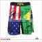 NEW AMERICAN FLAP PRINTE OF MMA FTGHT SHORTS FOR MAN