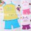 2015 new arrivle persnickety girls vest + short pants clothes OEM service baby girls sport clothes set