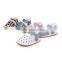 Shenzhen wholesale cotton funny girl simple girls sandals