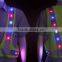 reflective police security uniforms led shirt/flashing led safety vest