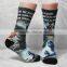 3d Digital printed custom design elite basketball crew socks terry socks factory