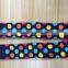 Mid-calf teen girl colorful dot jacquard full terry crew fashion tube socks women