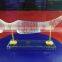 Crystal Khanjar Jambiya Etched Frosted Knife Sword Dagger as Arab Souvenir Gift