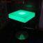 led square glowing liquid bar table