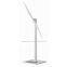 Diecast Zinc Alloy and ABS Plastic Blades Solar Windmill With Two Blades