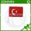 Car decoration Cheap polyester stick 12*18inch Turkey car flag