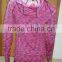 zipper up women sports seamless hoodies with fleeced space dyeing fabric
