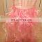 Party Hot Sale Pink Organza Half Cheap Wedding Chair Covers