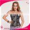 mature woman Steel Boned black Underbust Back lacing Waist slimming Corse