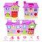 Modern Plastic Barbie Doll House Furniture With Light & Music