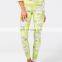 multi color splice printed custom leggings