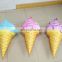 Inflatable Ice Cream Cone swimming Floaties , Ice Cream Stick