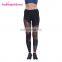 Women Fitness Sportswear Gym Wear Unique Solid Black Running High Waist Yoga Pants