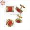Beautiful metal cufflinks for women