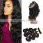 wholesale 8a grade human hair frontal with bundles peruvian virgin hair