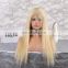 Blonde Color Virgin Brazilian Straight Human Hair Lace Wig 613 Full Lace Wig