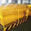 Road isolation guardrail Galvanized fence Steel road barrier /Foundation pit guardrail for warning