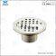 Tile Insert Square Floor Waste Grates Garage Floor Drain for kitchen balcony 90x90mm Brass floor drainer