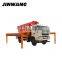 Remote control concrete boom pump truck for high building construction