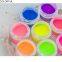 The new fashion nail glitter powder neon color dip powder non-toxic colored powders