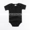 Summer pure color 100% cotton baby jumpsuit short sleeves rompers