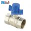 customized  good quality  brass mechanical  lockable ball valve with best price
