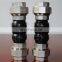Female Thread EPDM NBR Rubber Body Joint With Carbon Steel End