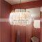 White feather pendant lighting kitchen lighting pendant hanging chandelier modern lamp led pendant lights
